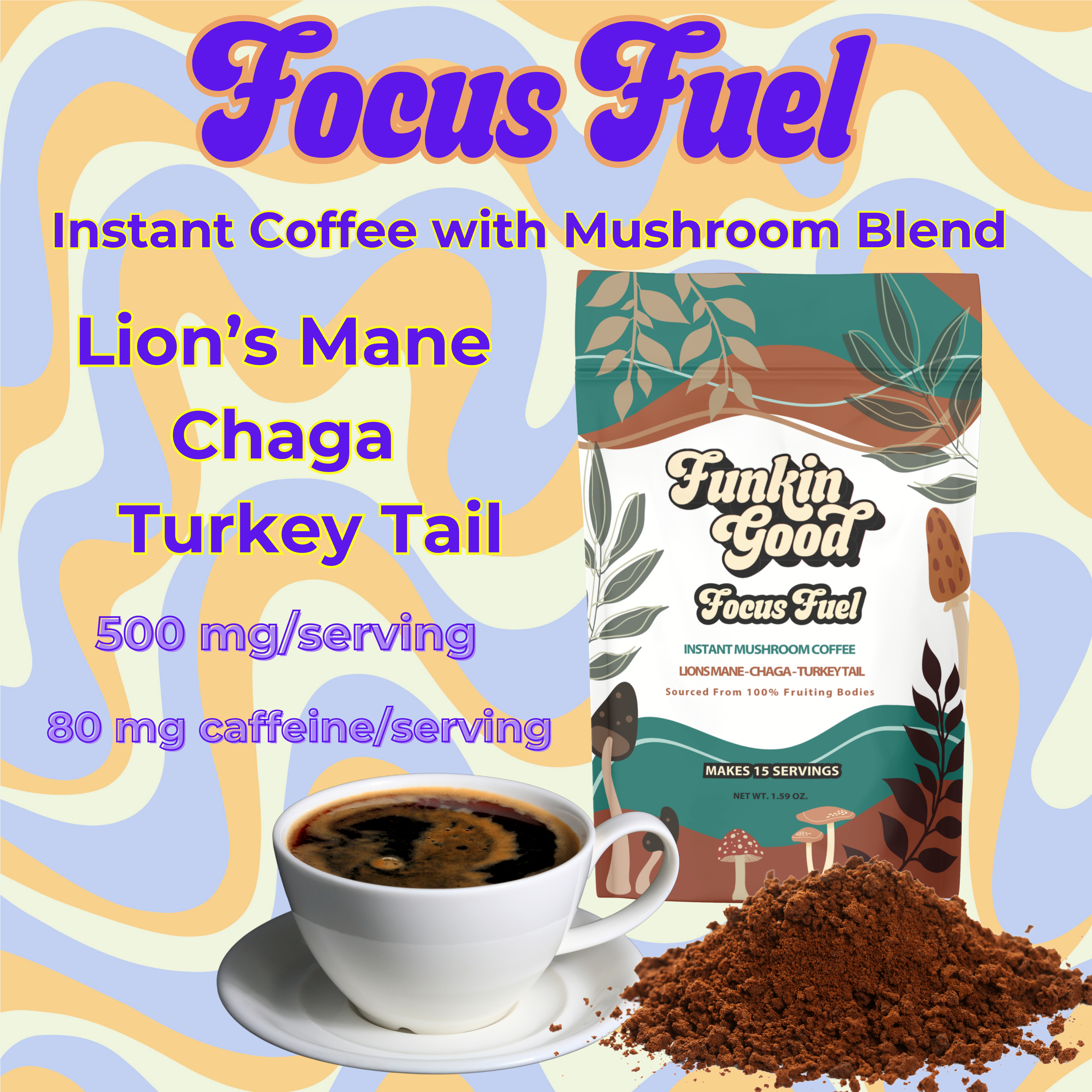 Focus Fuel Mushroom Coffee