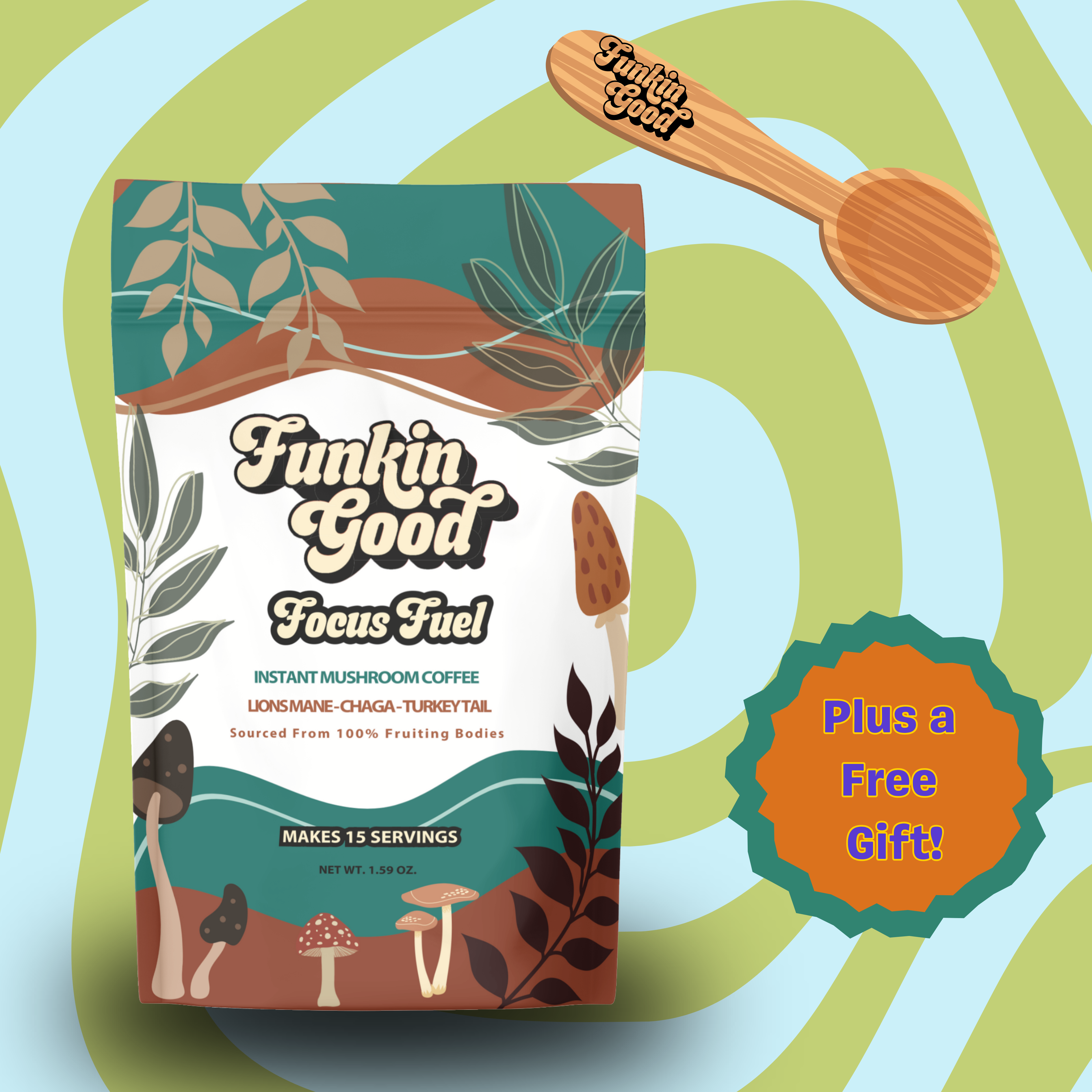Focus Fuel Mushroom Coffee + Free Gift!