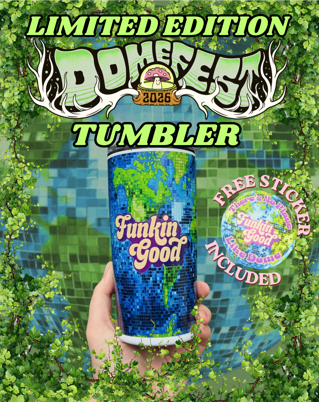 Tumbler Pre-Order - Pick up at Domefest!